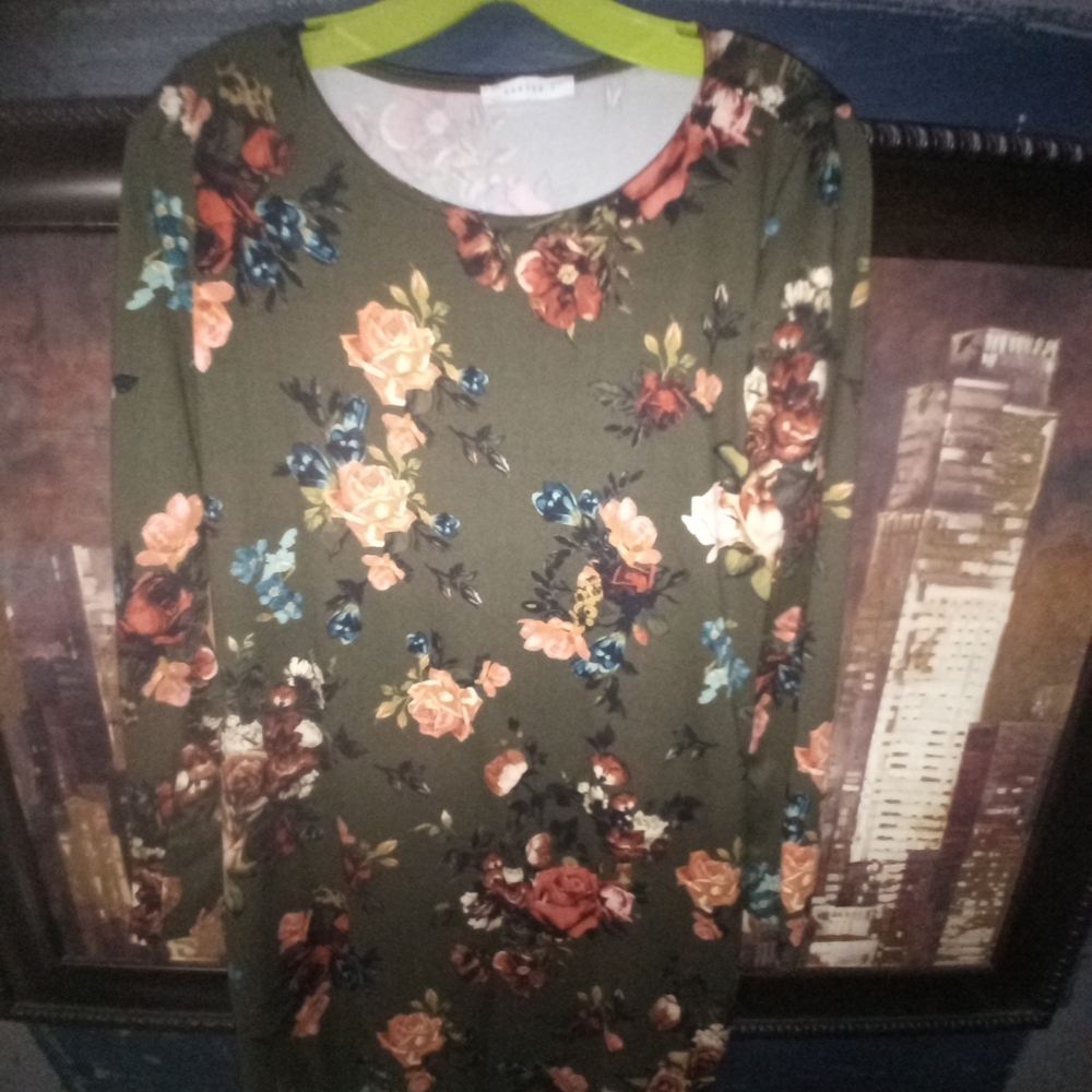 Floral Long Sleeve Dress